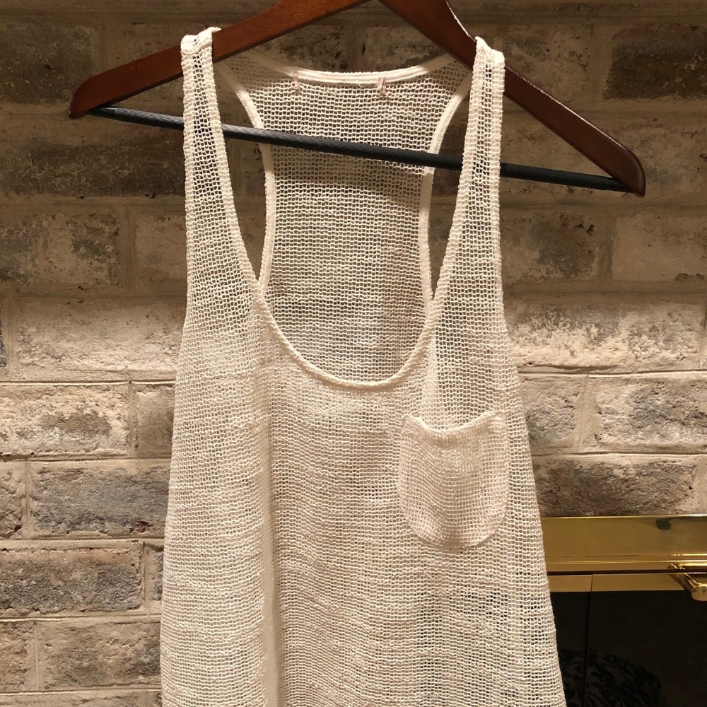 Beach Cover Up Top: Worn Twice
